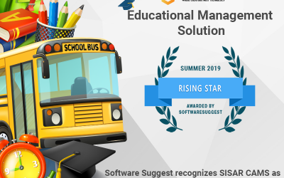 SoftwareSuggest recognizes SISAR CAMS as  RISING STAR OF SUMMER 2019